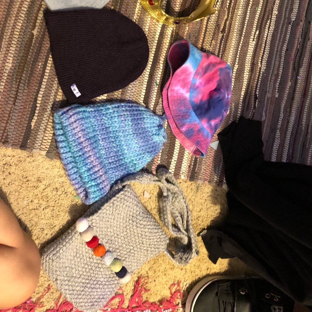 Hats and a bag